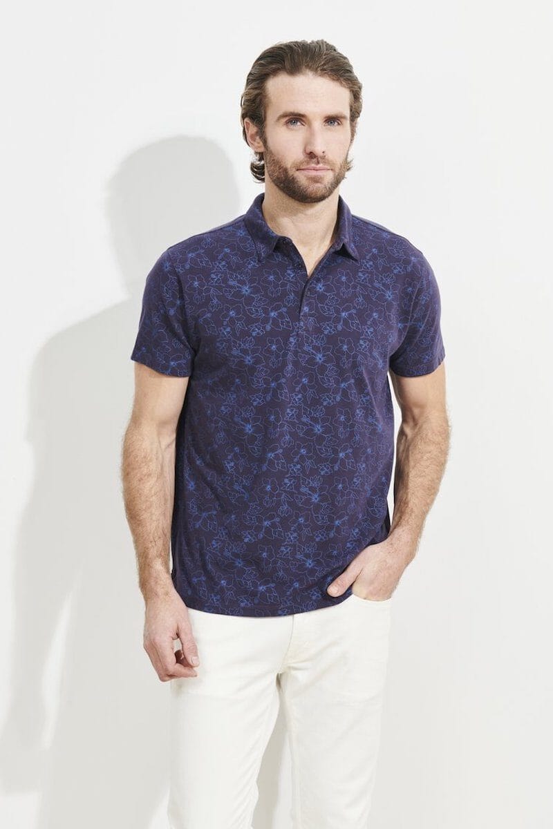 Polo fleuri Homme - Hauts - Polo - Polo m/c Patrick Assaraf