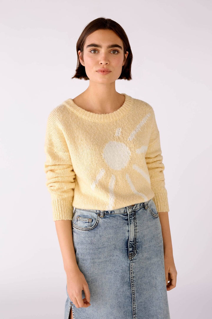 Pull avec motif soleil Femme - Hauts - Chandail Oui