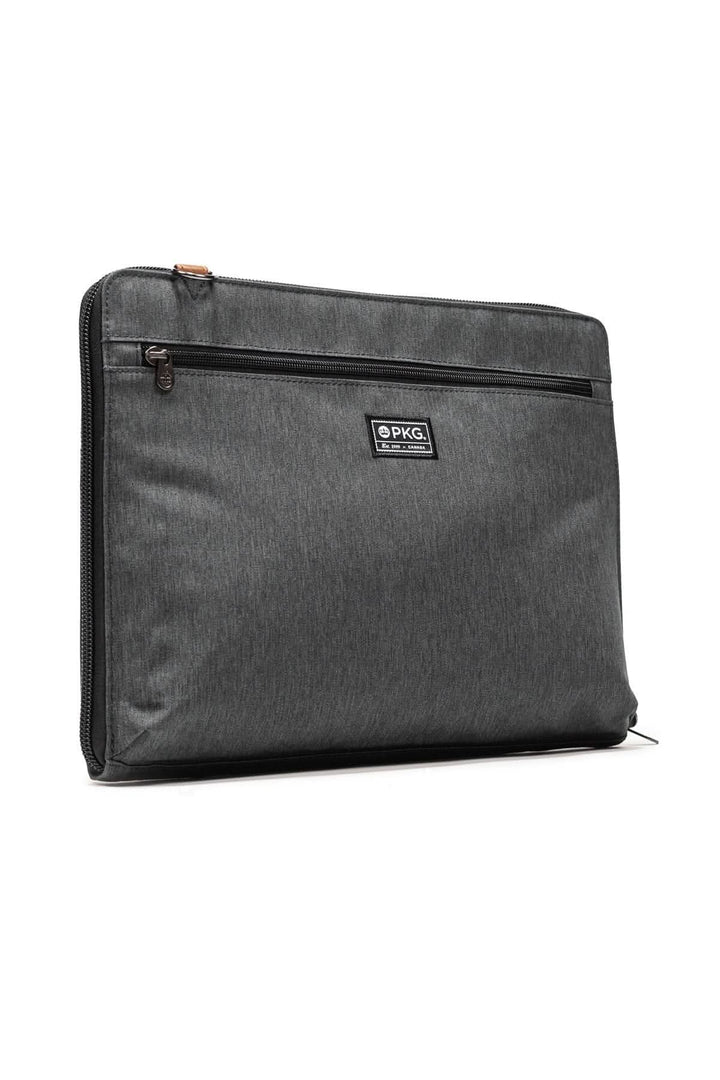 Sac messager PKG Wellington 10L gris avec poche zippée, design pratique et élégant.