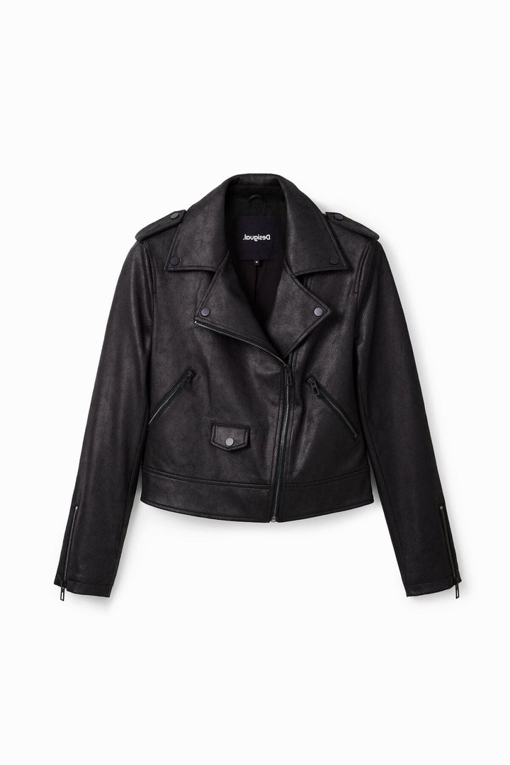 Veste "biker" ajustée Femme - Vêtements d'extérieur - Manteau Desigual